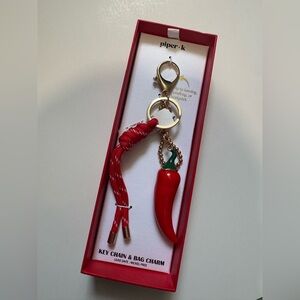 Viral Piper K Red and Green Pepper Keychain